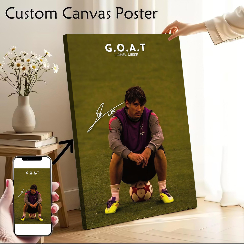 Art Craft Toys - Lionel Messi Poster Canvas Wall Art