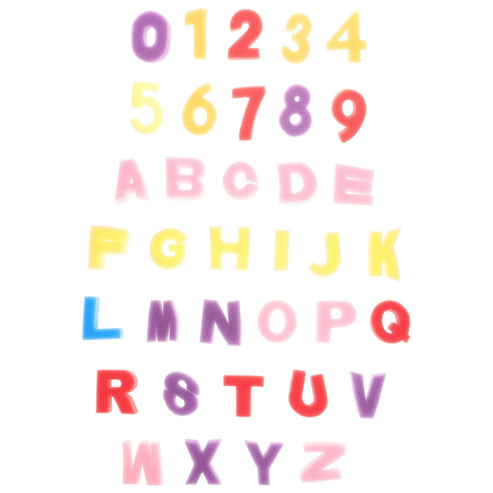 Art And Craft Letter Z - 1Set Childrens Letter Number Sponge Stamper