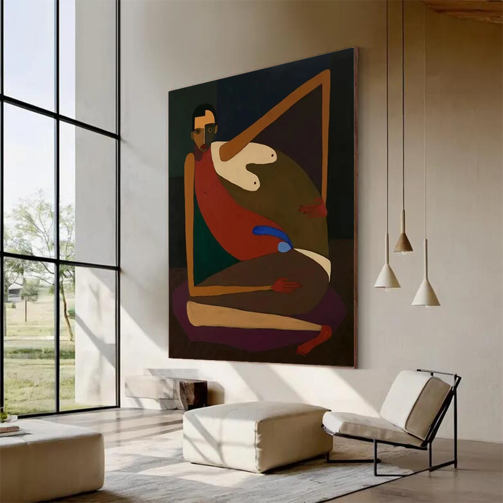Art Craft Toys - Handmade Abstract Oil Painting on Canvas