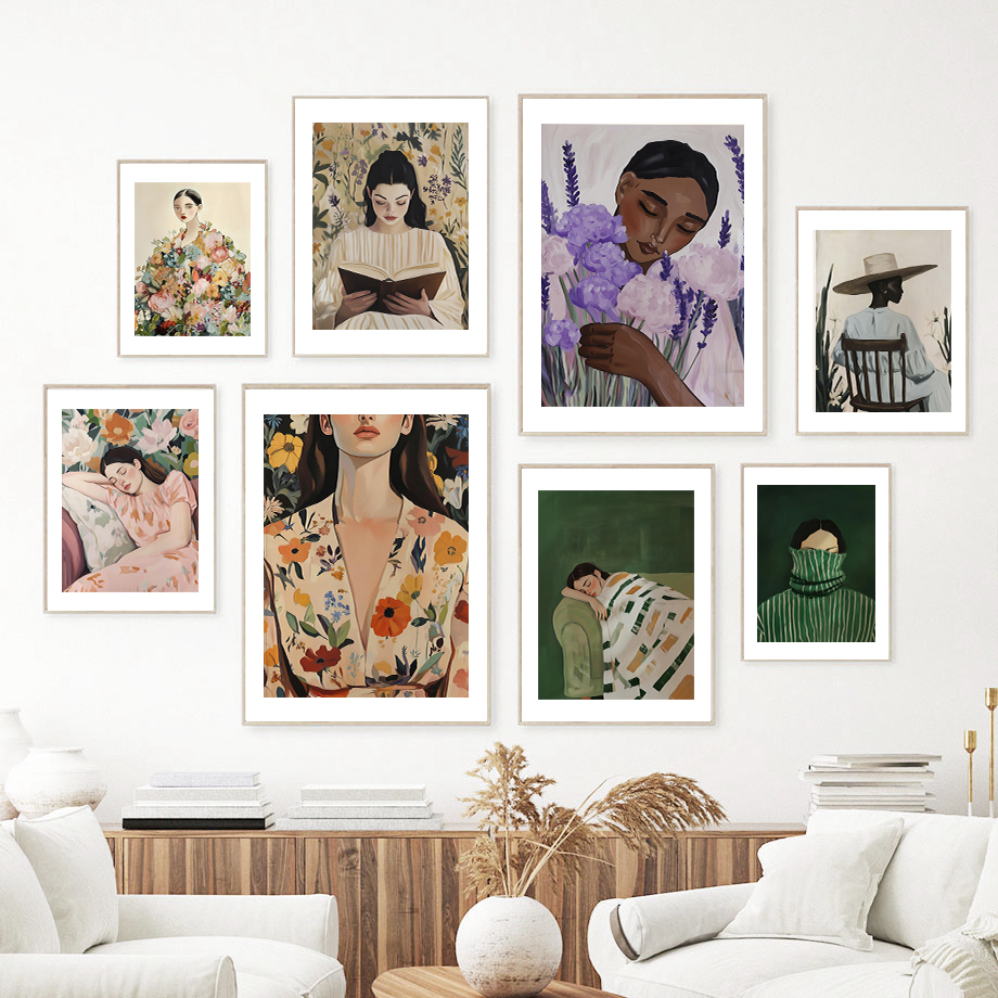 Art Craft Toys - Woman Minimalist Woman Portrait Art Fashion