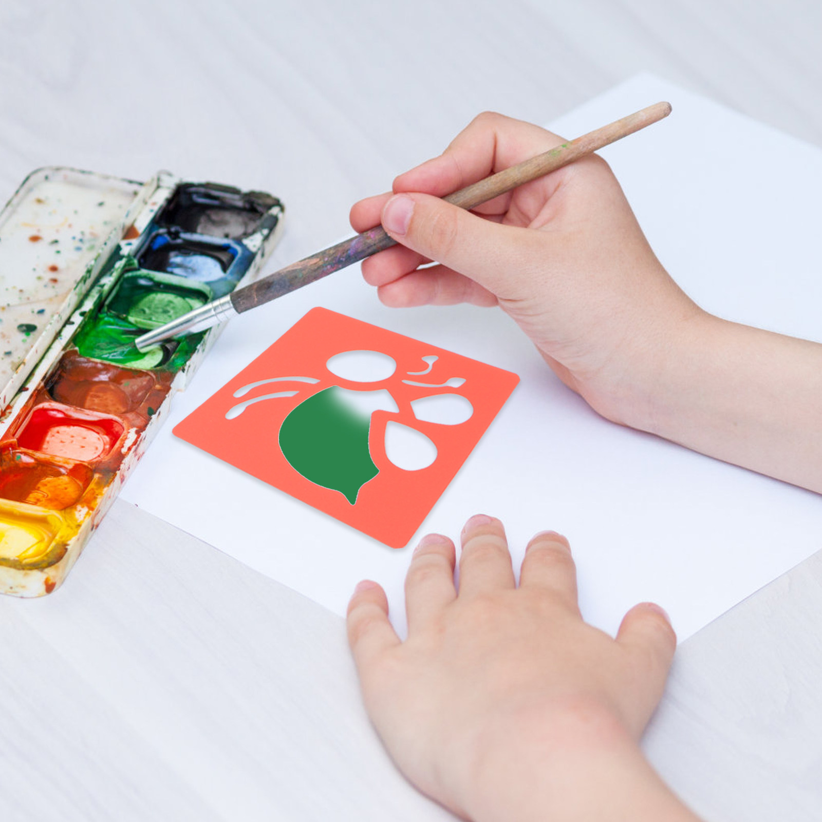 Art And Craft Vegetable - Painting Template 3 Sets Crafts Tools