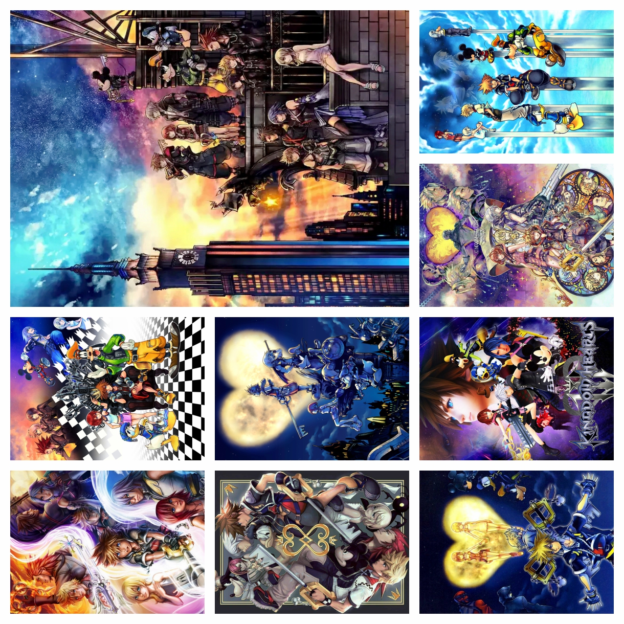 Art Craft Game - Kingdom Hearts Game Diamond Painting Kit
