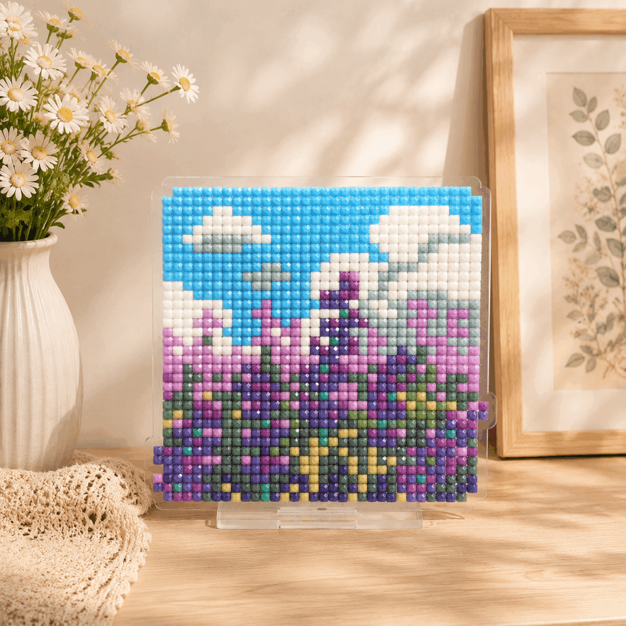 Diamond Painting Kit - Foreveryoung Lavender Mini View 3D Diamond