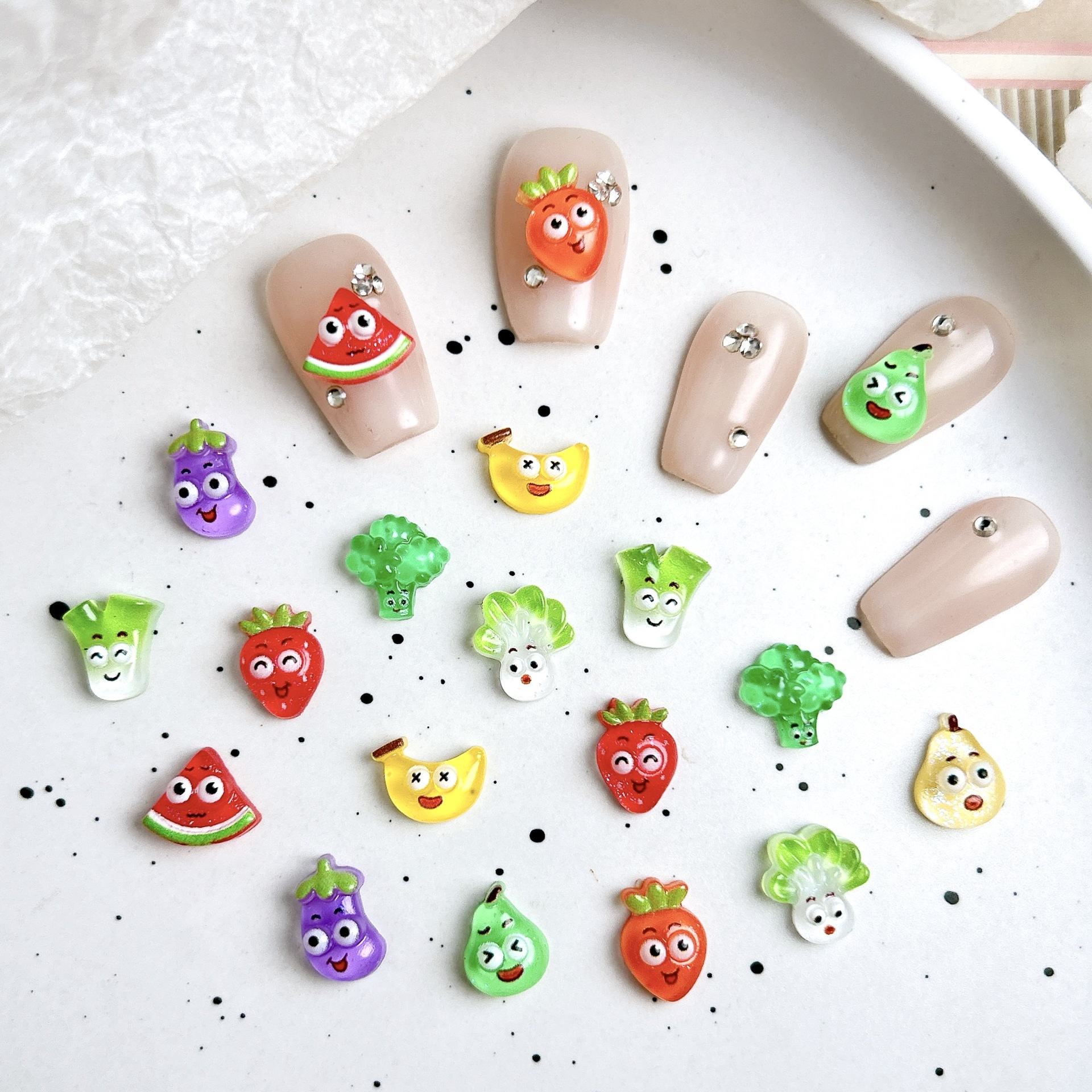 Art And Craft Vegetable - 2025 New Resin 3D Fruit Vegetable