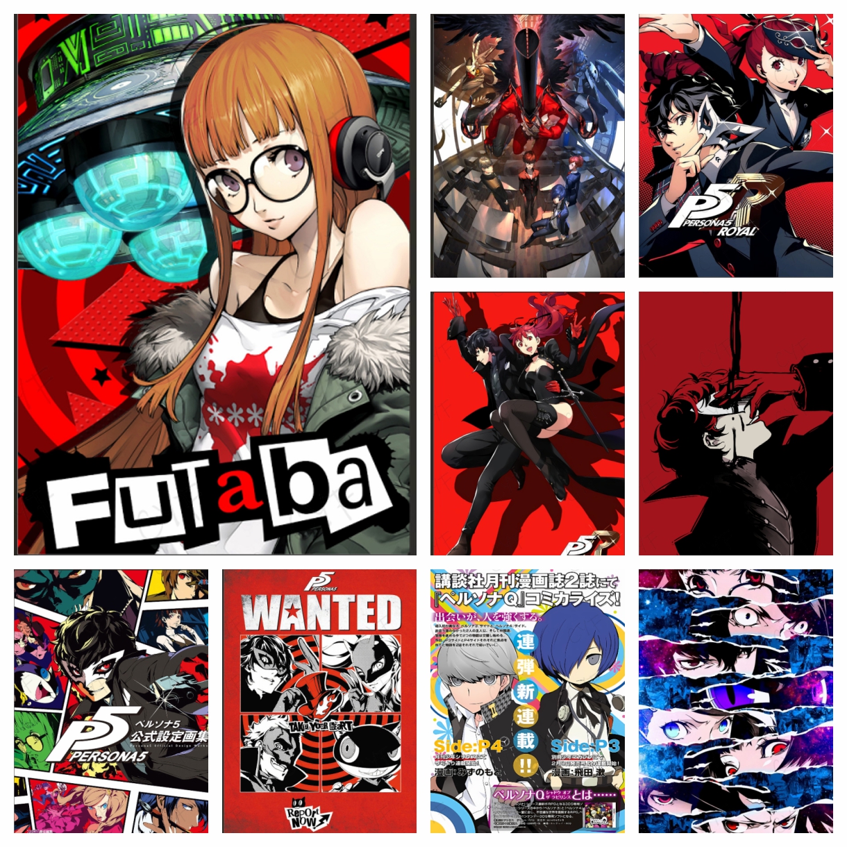Art Craft Game - P-Persona 3 4 5 Royal Anime