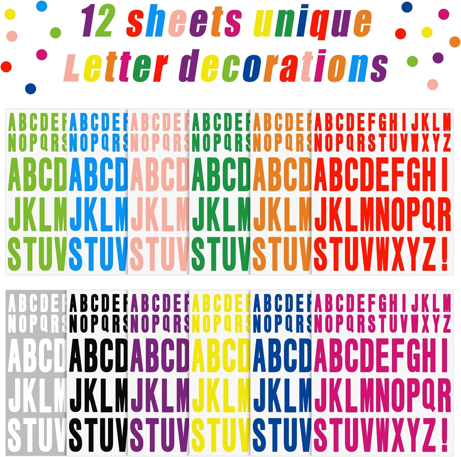 12 sheets 1 inch 2 inch Letter - Art And Craft Letter Z incelemesi ve fiyatı