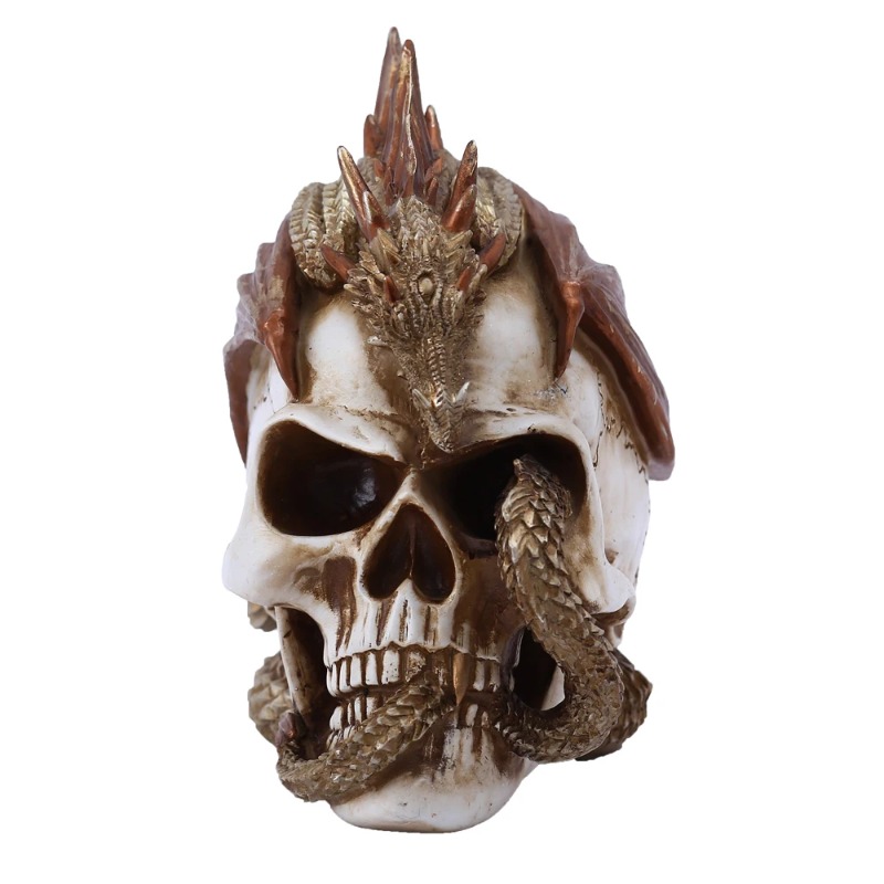 Skull Dragon Resin Figurine -  - Art Craft Bar incelemesi ve fiyatı