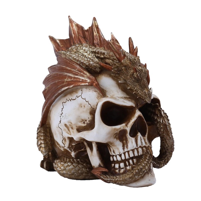 Skull Dragon Resin Figurine -  - Art Craft Bar incelemesi ve fiyatı