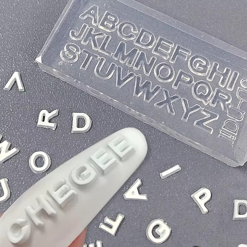 3D Letter Nail Art Silicone Mo - Art And Craft Letter Z incelemesi ve fiyatı