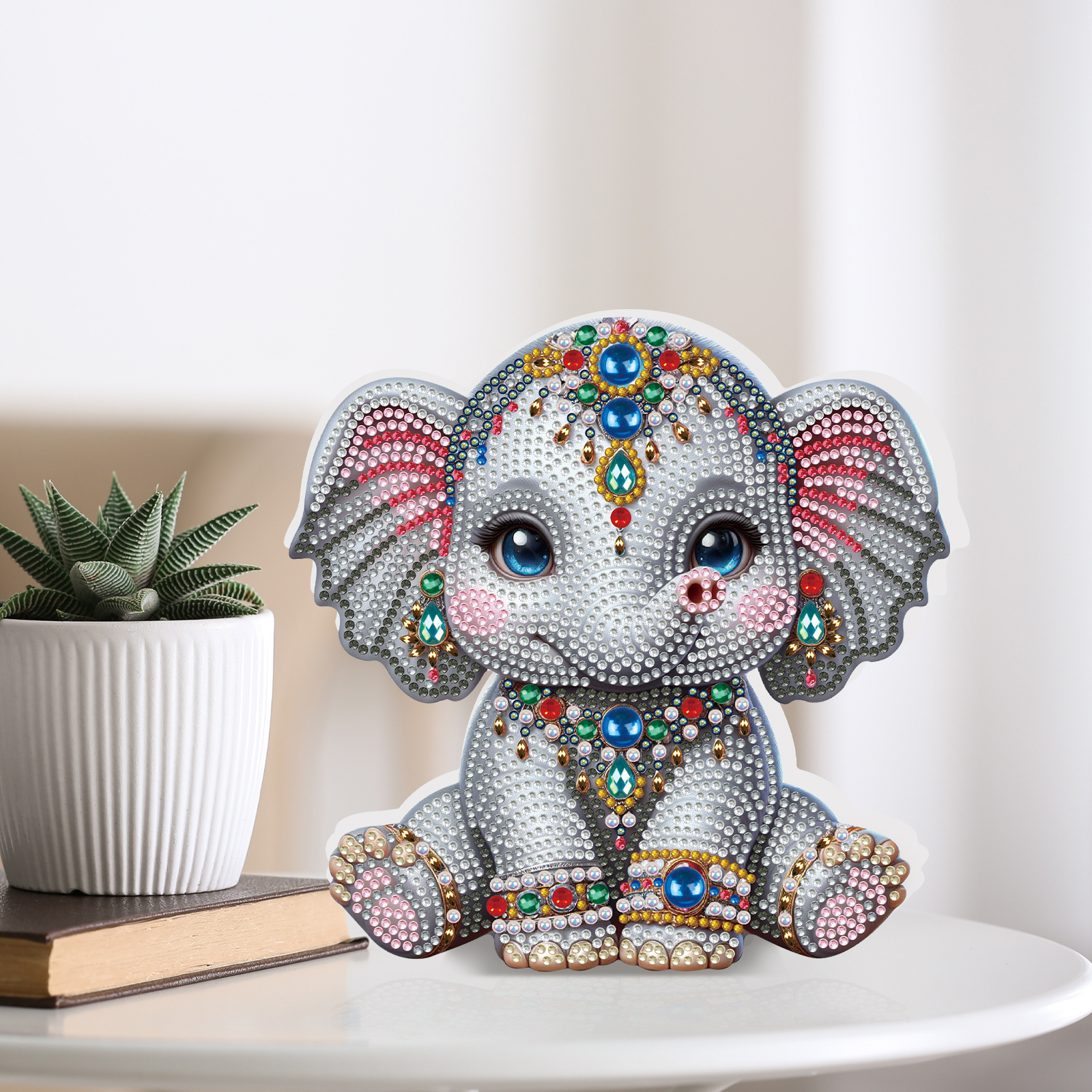 Tabletop Special Shape Diamond - Art Craft Elephant incelemesi ve fiyatı