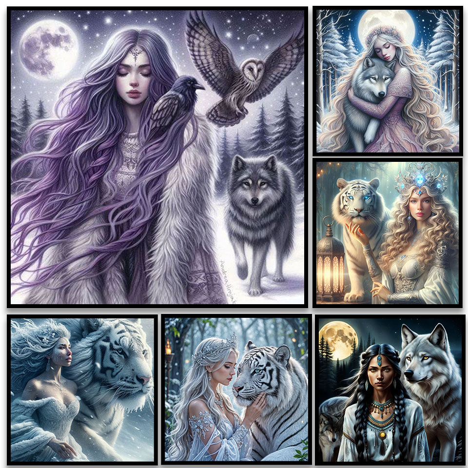 5D DIY Diamond Painting: Woman - Art Craft Lion incelemesi ve fiyatı