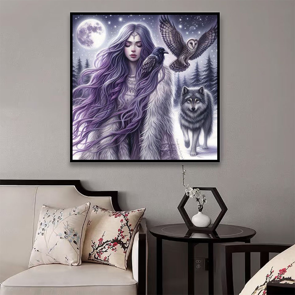 5D DIY Diamond Painting: Woman - Art Craft Lion incelemesi ve fiyatı