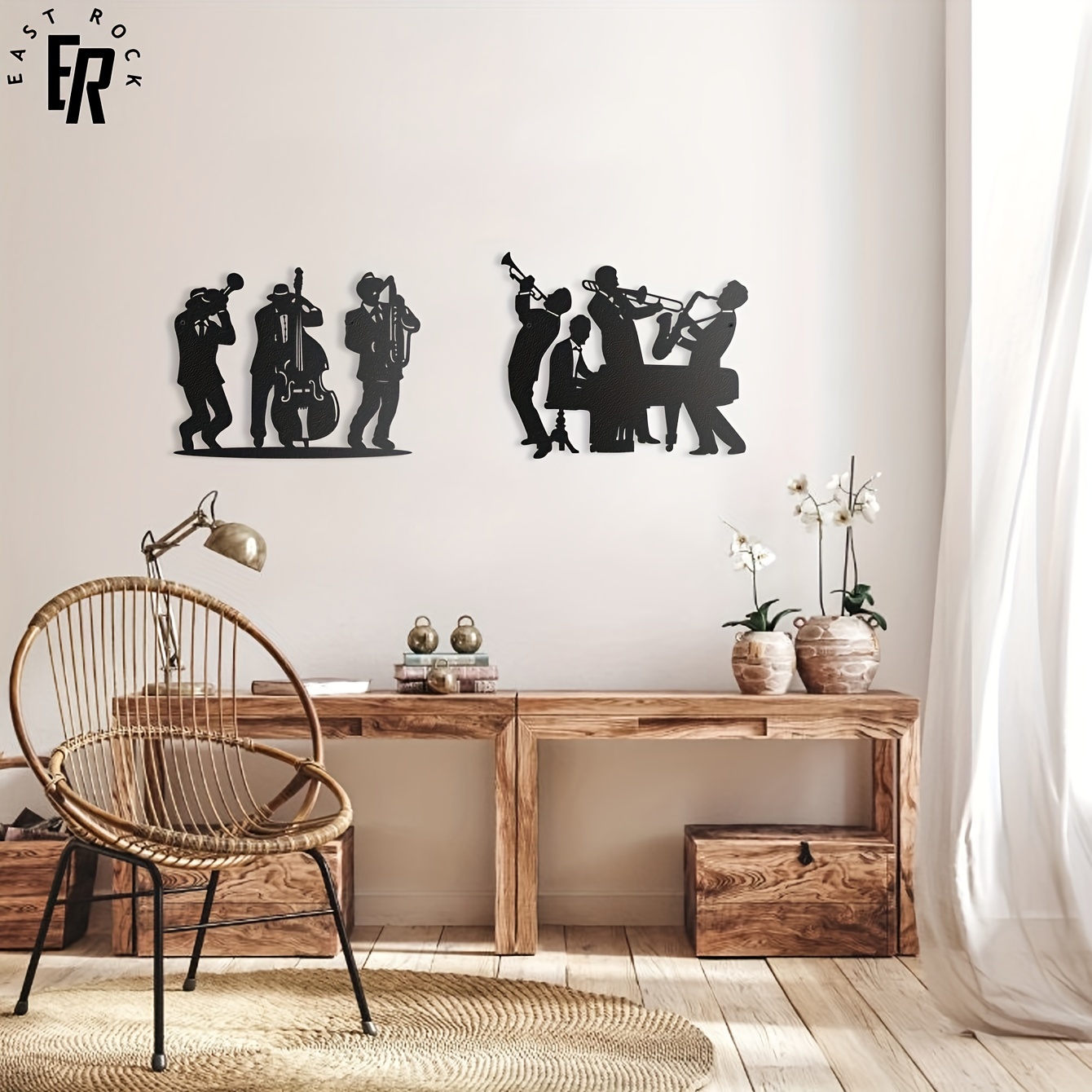 Metal Musician Silhouette Wall - Art Craft Bar incelemesi ve fiyatı
