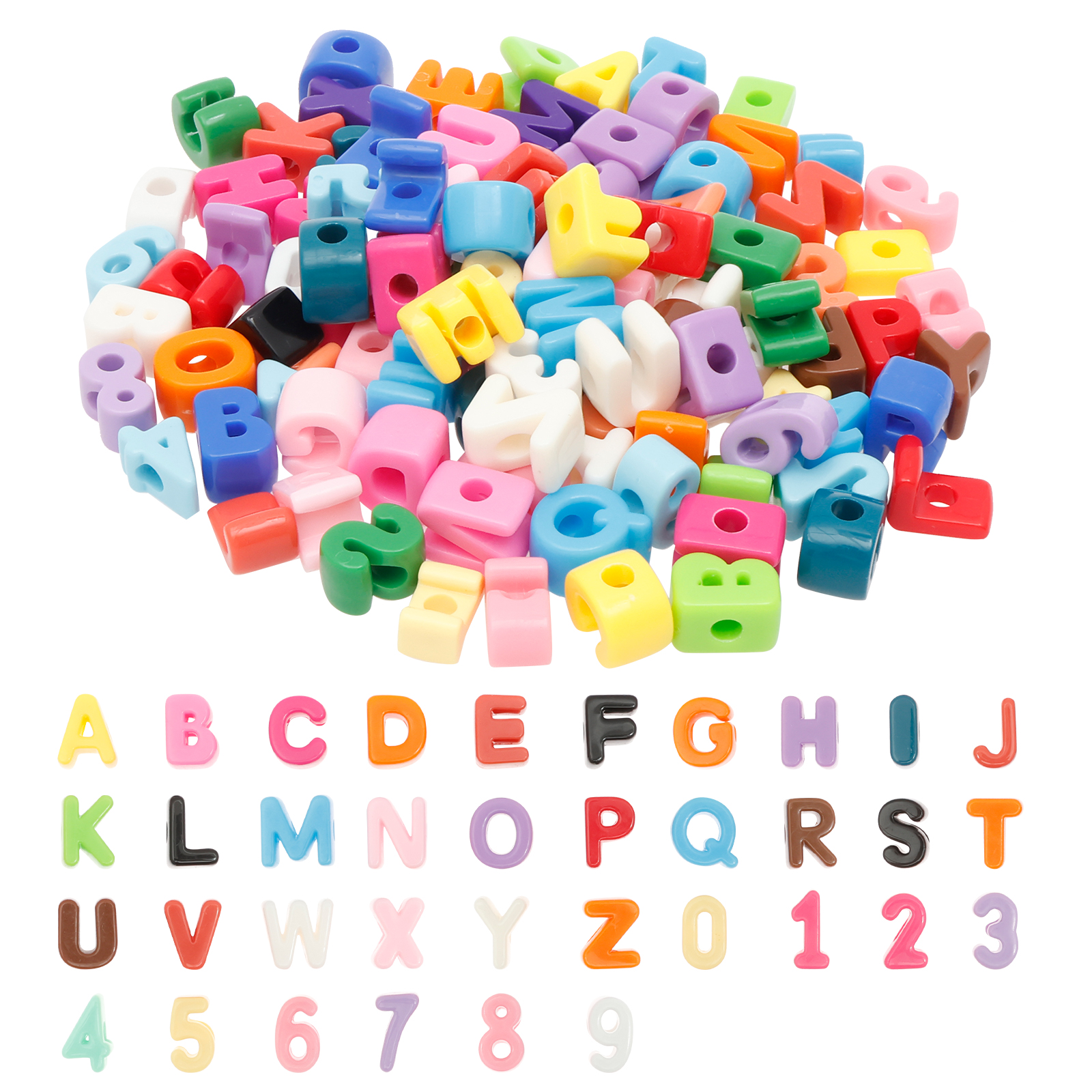 36/108Pcs 6mm Hole Chunky Acry - Art And Craft Letter Z incelemesi ve fiyatı