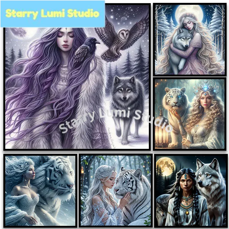 5D DIY Diamond Painting: Woman - Art Craft Lion incelemesi ve fiyatı