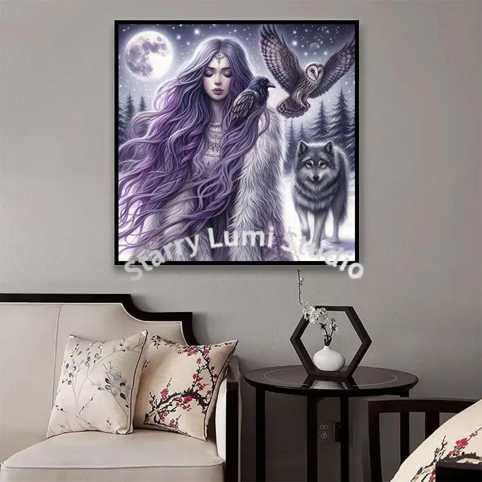 5D DIY Diamond Painting: Woman - Art Craft Lion incelemesi ve fiyatı