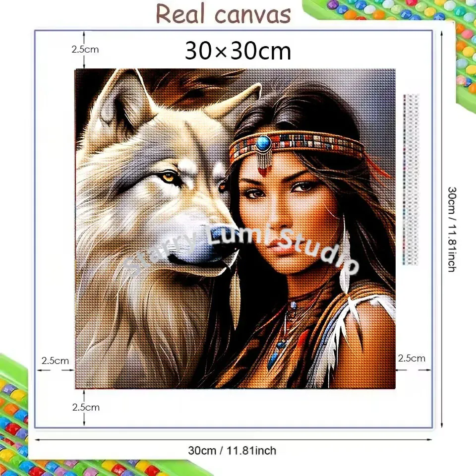 5D DIY Diamond Painting: Woman - Art Craft Lion incelemesi ve fiyatı