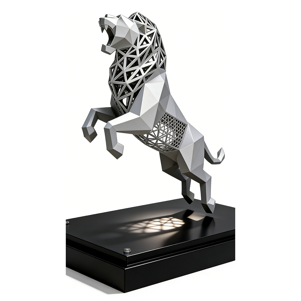 Custom SLM Metal 3D Printing S - Art Craft Lion incelemesi ve fiyatı