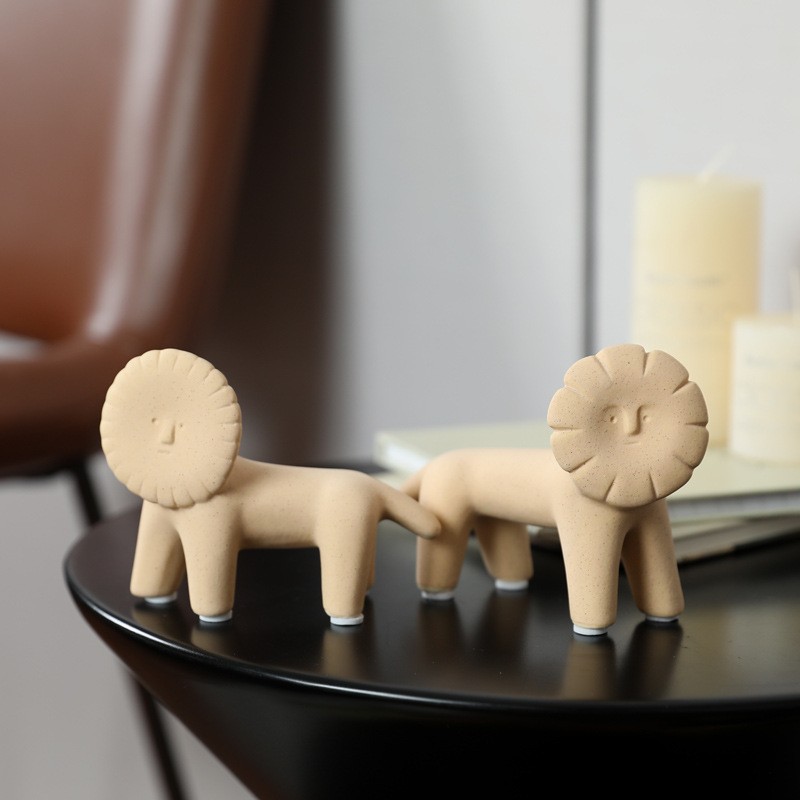 Nordic Morandi Color Animal Li - Art Craft Lion incelemesi ve fiyatı
