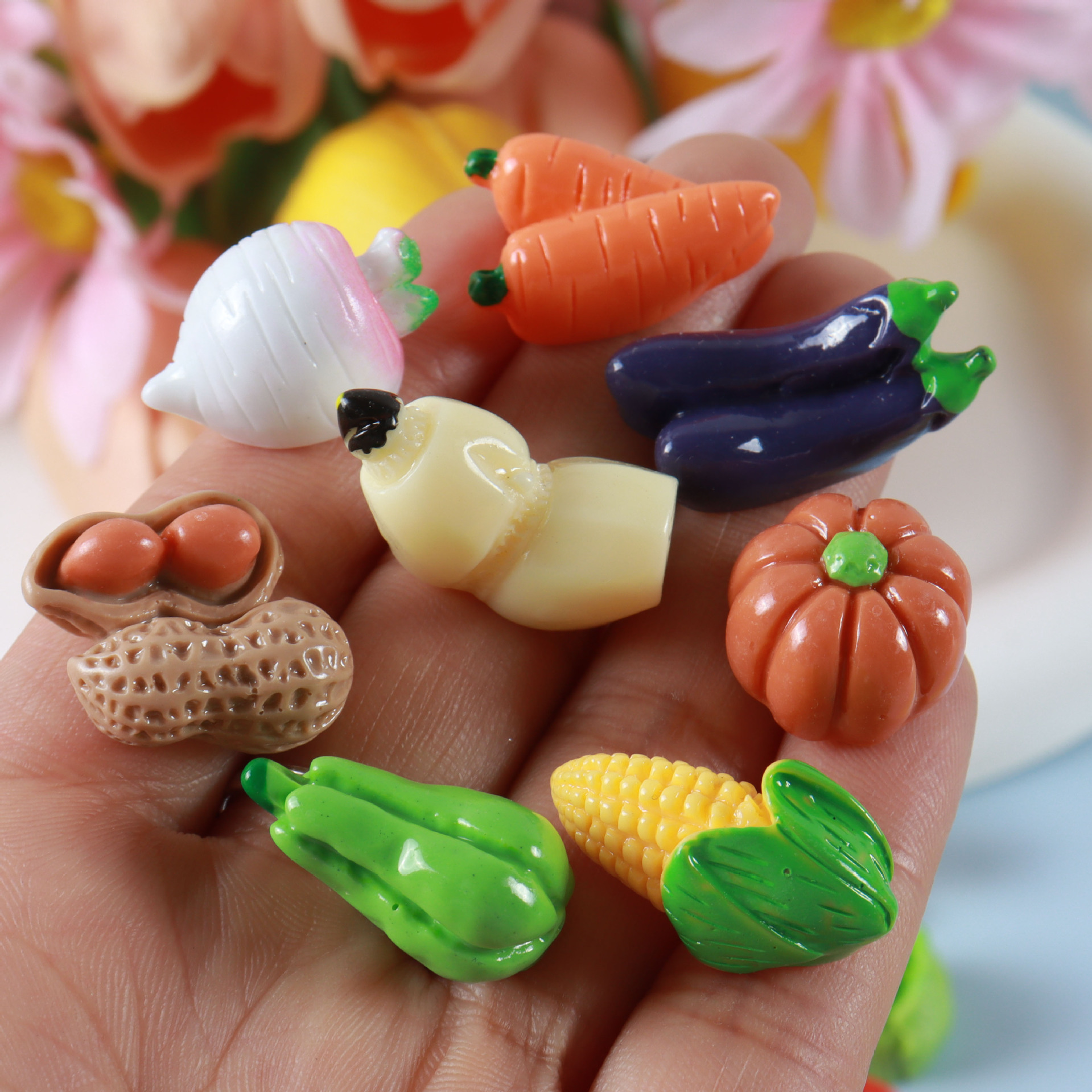 10pcs Vegetable Figurines Mini - Art And Craft Vegetable incelemesi ve fiyatı