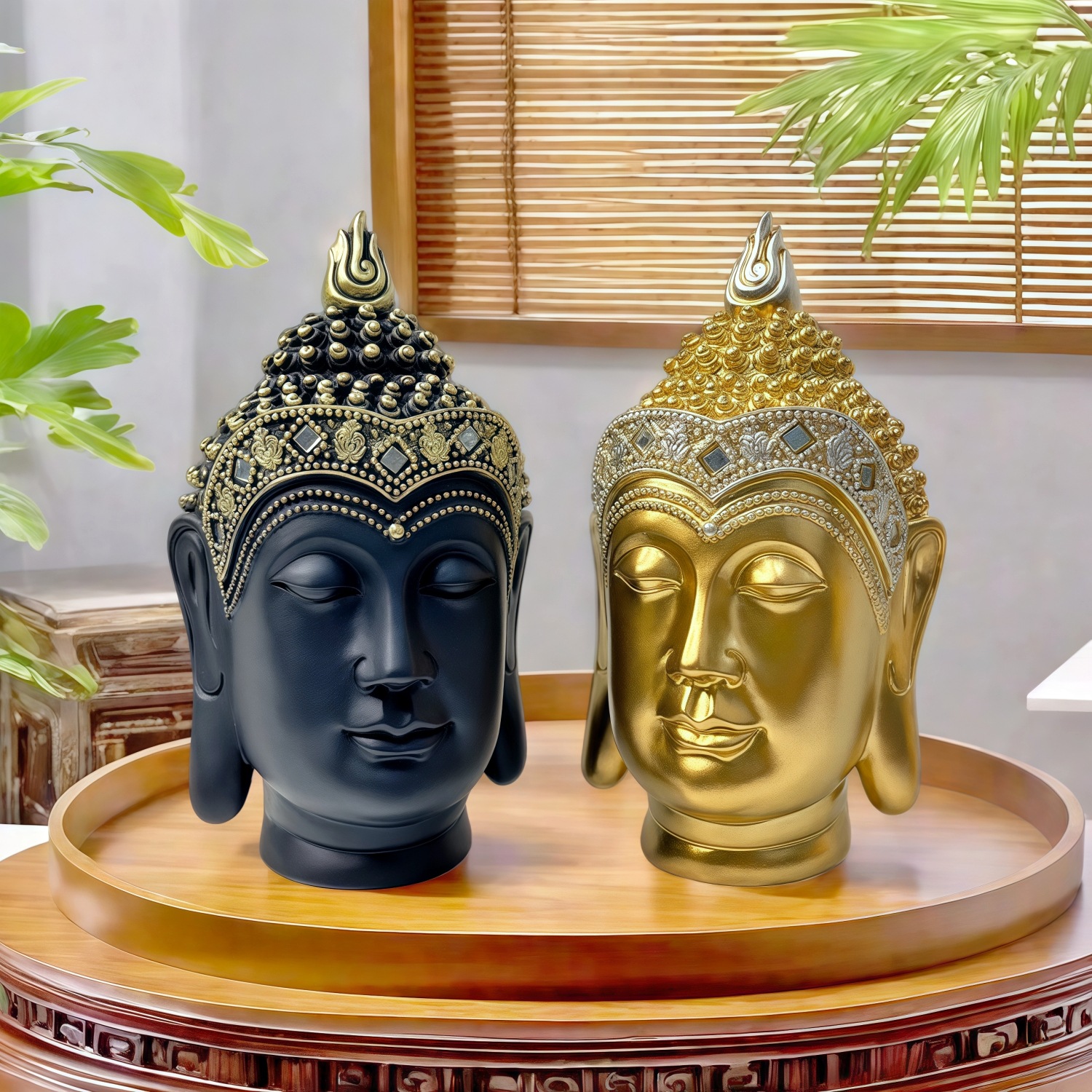 Sakyamuni Buddha Head Statue T - Art Craft India incelemesi ve fiyatı