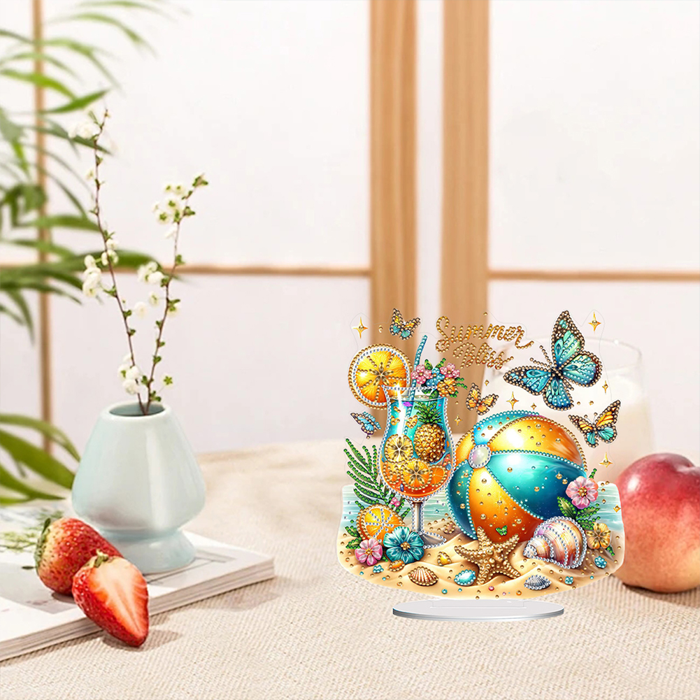 Beach Ball 2D Flat DIY Diamond - Diamond Painting Kit incelemesi ve fiyatı