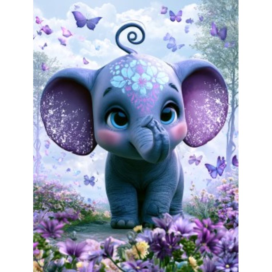 RUOPOTY Cute Elephant 5d Diamo - Art Craft Elephant incelemesi ve fiyatı