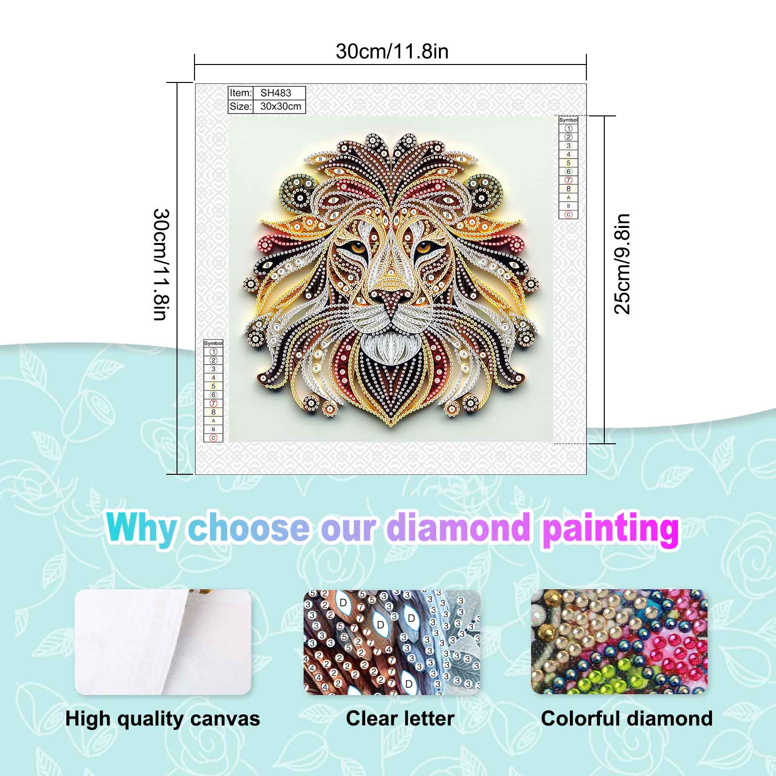 Special Shape Diamond Kits for - Art Craft Lion incelemesi ve fiyatı