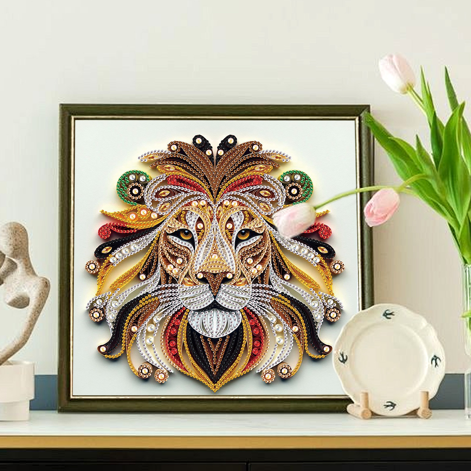 Special Shape Diamond Kits for - Art Craft Lion incelemesi ve fiyatı
