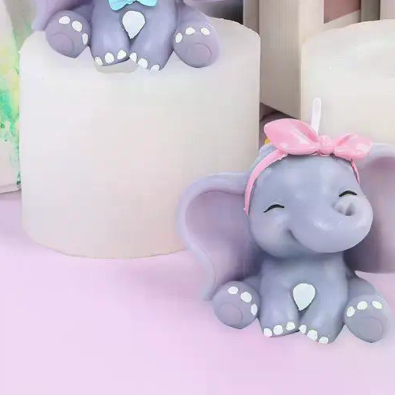 Cute 3D Elephant Silicone Cand - Art Craft Elephant incelemesi ve fiyatı