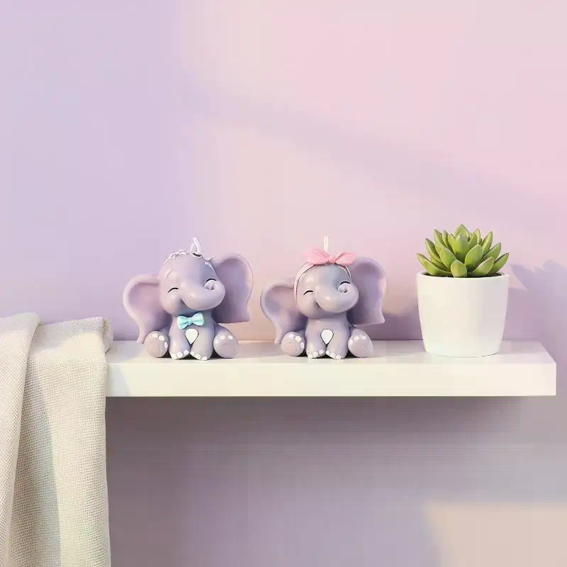 Cute 3D Elephant Silicone Cand - Art Craft Elephant incelemesi ve fiyatı