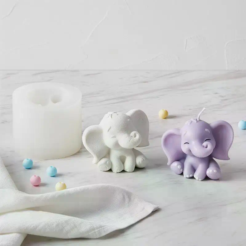 Cute 3D Elephant Silicone Cand - Art Craft Elephant incelemesi ve fiyatı