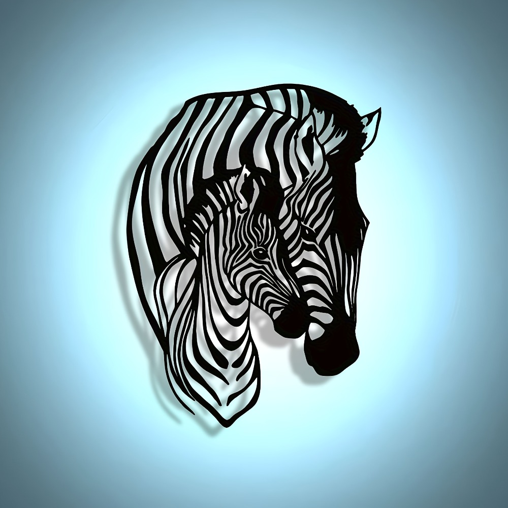 Elegant Minimalist Zebra Famil - Art Craft Zebra incelemesi ve fiyatı