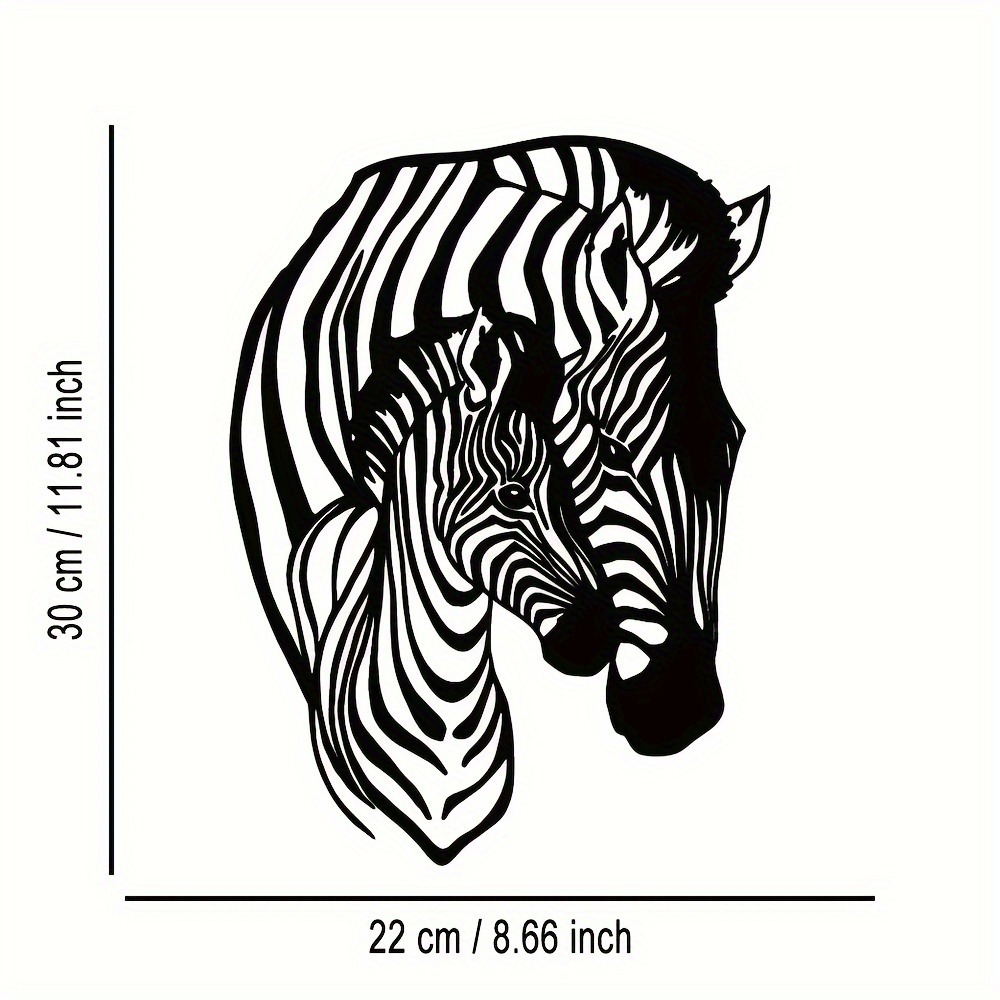 Elegant Minimalist Zebra Famil - Art Craft Zebra incelemesi ve fiyatı
