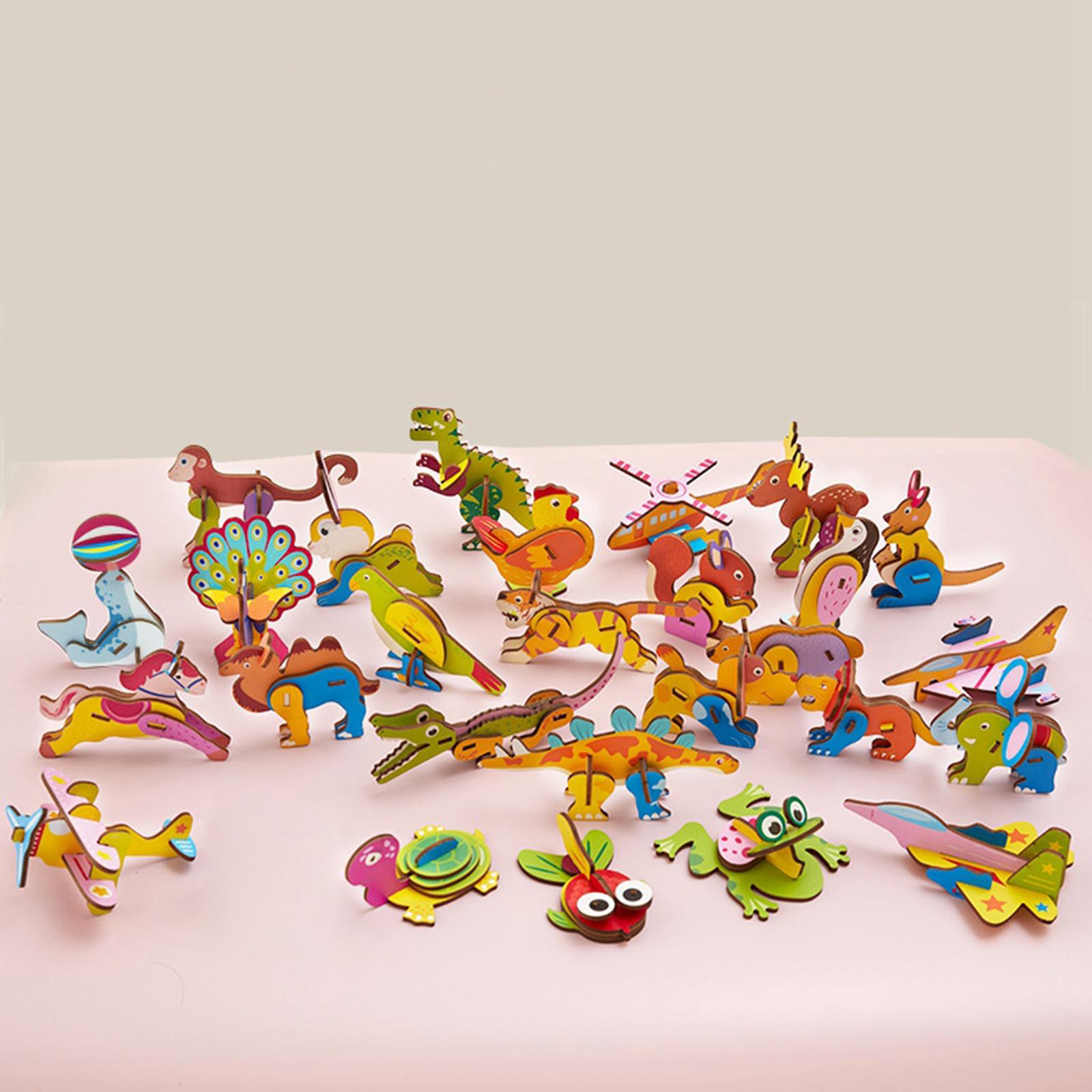 3D Cartoon Wooden Insert Puzzl - Art Craft Game incelemesi ve fiyatı
