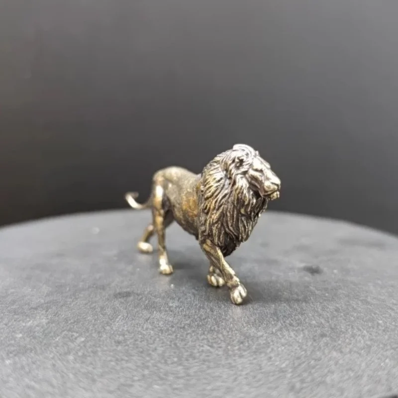Mini Solid Brass Lion Sculptur - Art Craft Lion incelemesi ve fiyatı