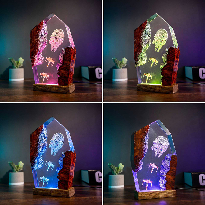 Table Resin Lamp Universe War  - Art Craft Toys incelemesi ve fiyatı