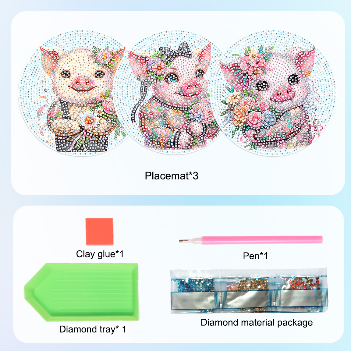 3Pcs Diamond Art Painting Plac - Art Craft Home incelemesi ve fiyatı