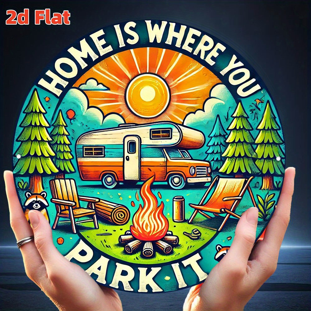 Retro camping wooden wall art  - Art Craft Movement incelemesi ve fiyatı