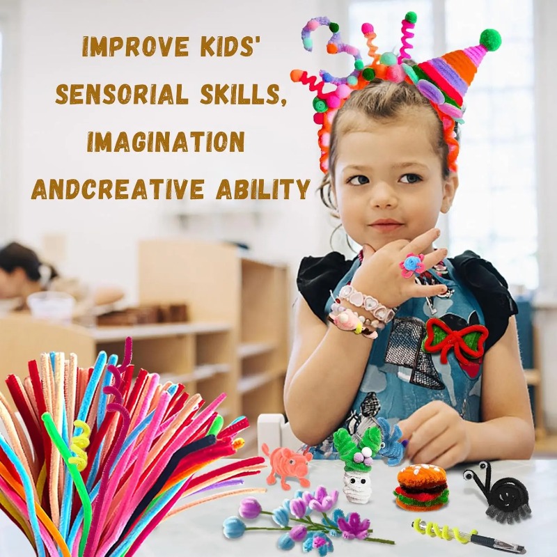 200pcs Pipe Cleaners Craft Bul - Art Craft Game incelemesi ve fiyatı