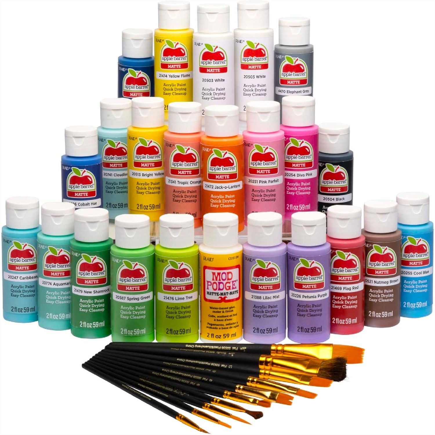 34 Piece Acrylic Paint Set Wit - Art Craft Video incelemesi ve fiyatı