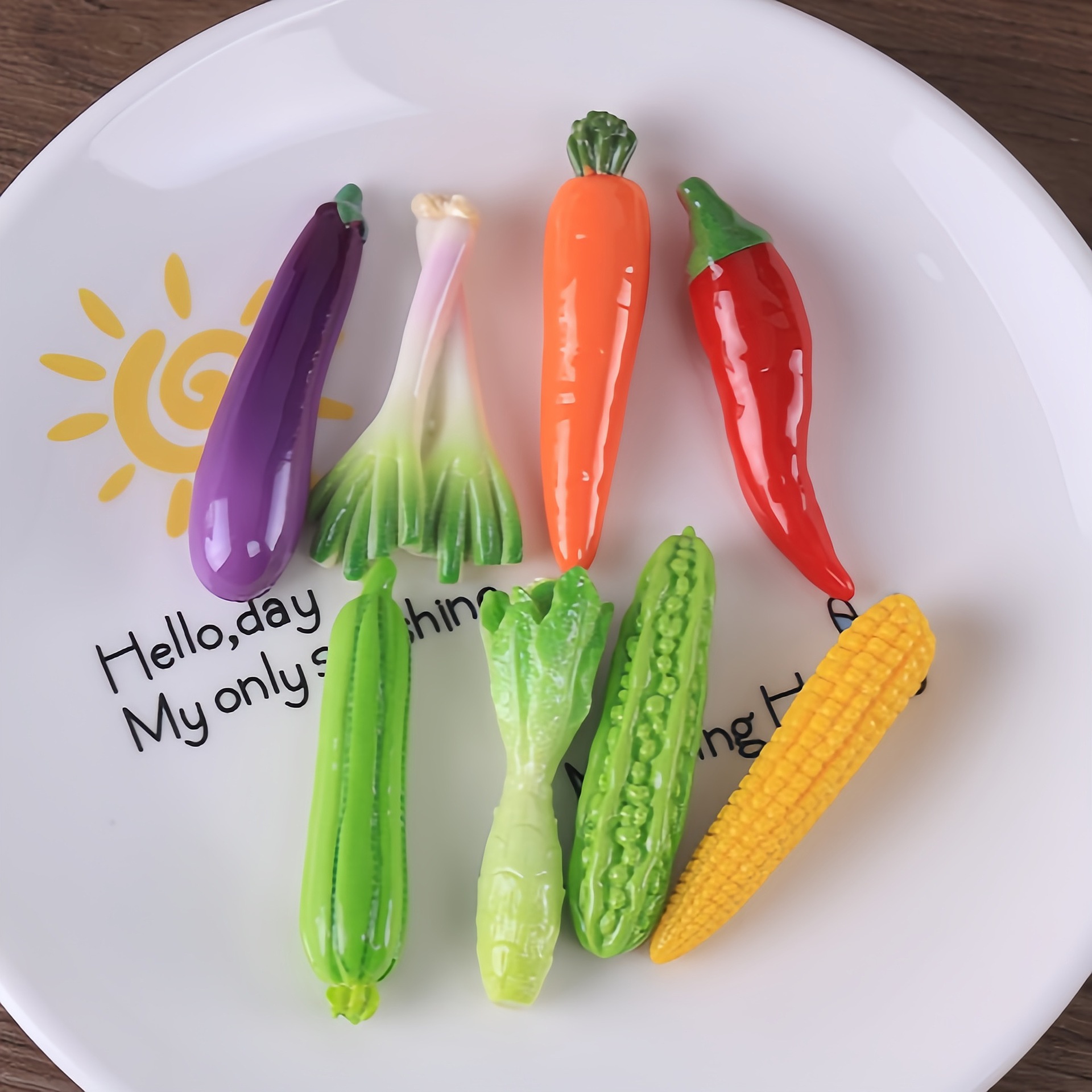 10Pcs Artificial Vegetable Fla - Art And Craft Vegetable incelemesi ve fiyatı