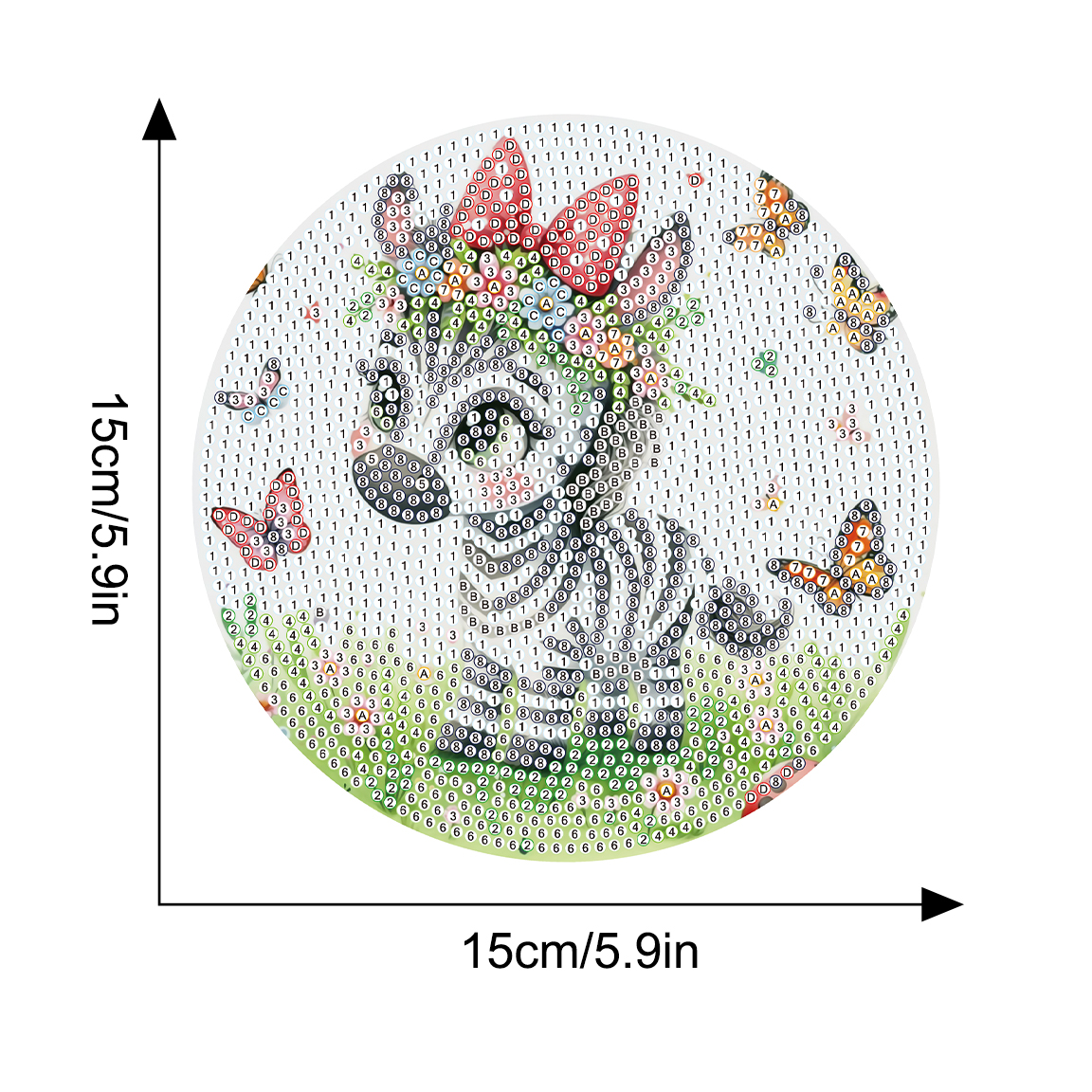 3Pcs Diamond Art Painting Plac - Art Craft Zebra incelemesi ve fiyatı