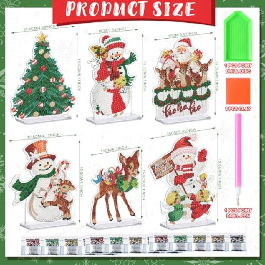 6 Pcs Diamond Painting Desktop - Diamond Painting Kit incelemesi ve fiyatı