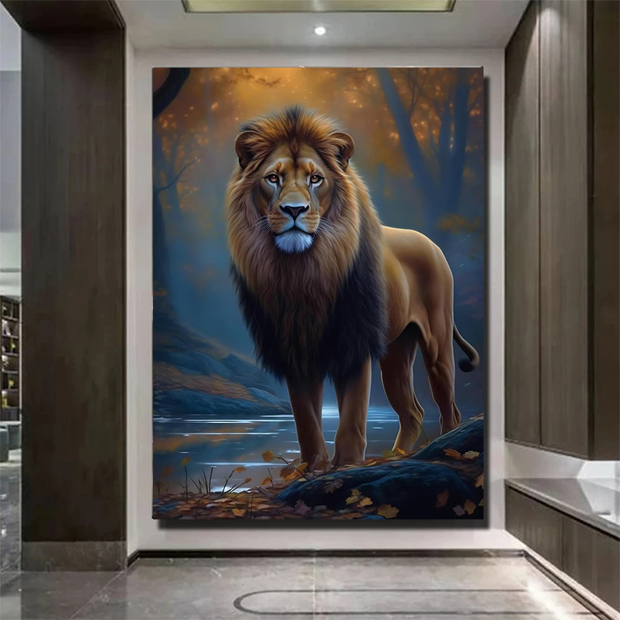 5D Diamond Art Kit Jungle Anim - Art Craft Lion incelemesi ve fiyatı