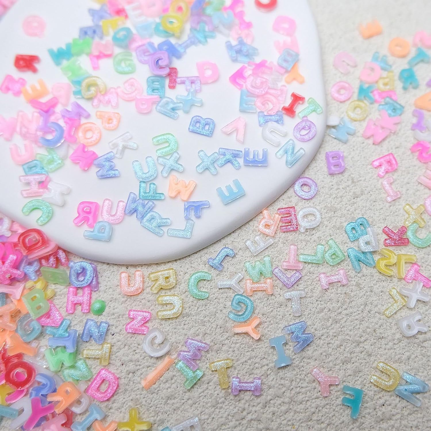 100/200Pcs 3D Candy Color Lett - Art And Craft Letter Z incelemesi ve fiyatı