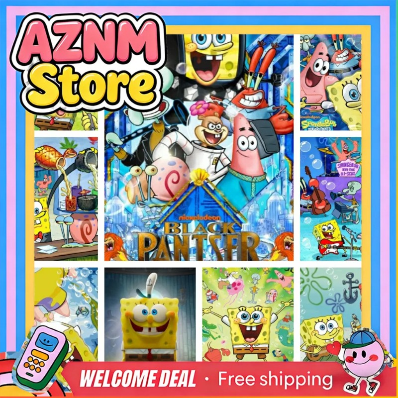 1pc SpongeBob SquarePants Cart - Diamond Painting Kit incelemesi ve fiyatı