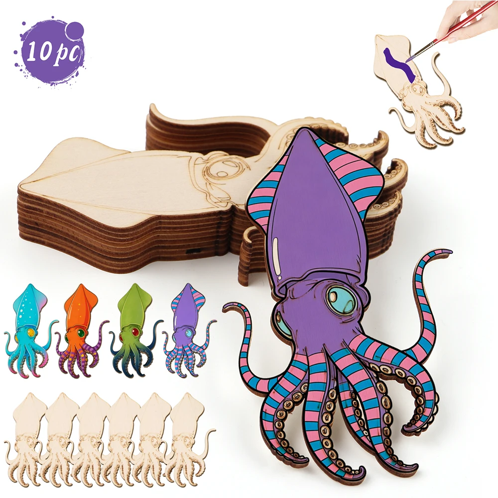 10pcs/set Unfinished Wood Craf - Art Craft Home incelemesi ve fiyatı