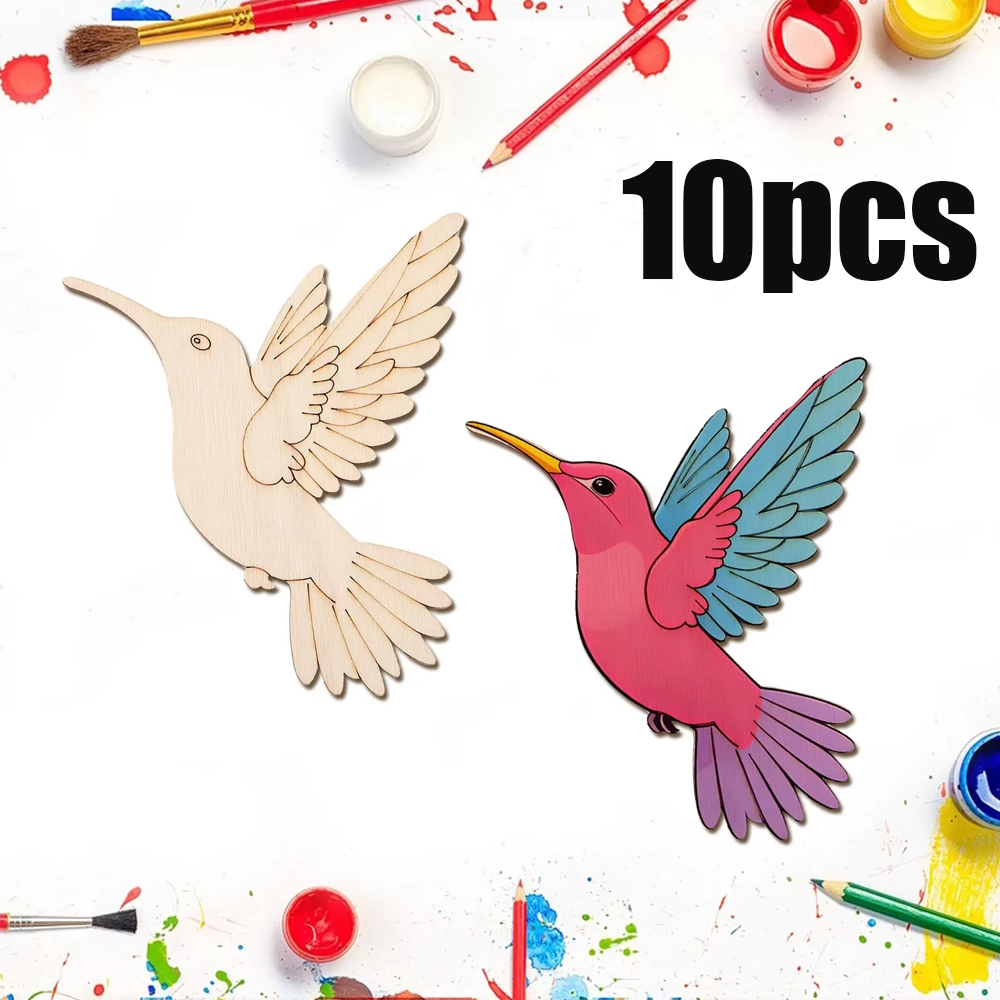10pcs Unfinished Wood Animal B - Art Craft Home incelemesi ve fiyatı