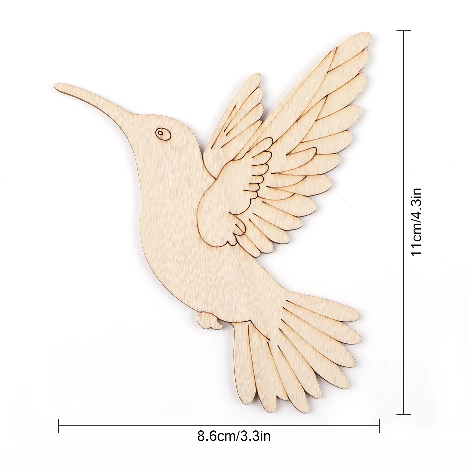 10pcs Unfinished Wood Animal B - Art Craft Home incelemesi ve fiyatı